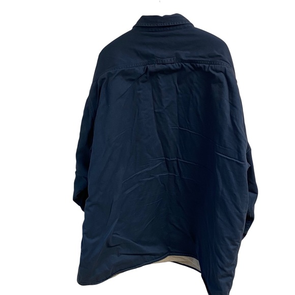 Levi's Men's Sherpa Blue Button Up Insulated/fleece Outdoor Chore Jacket Size 3X - Picture 2 of 16